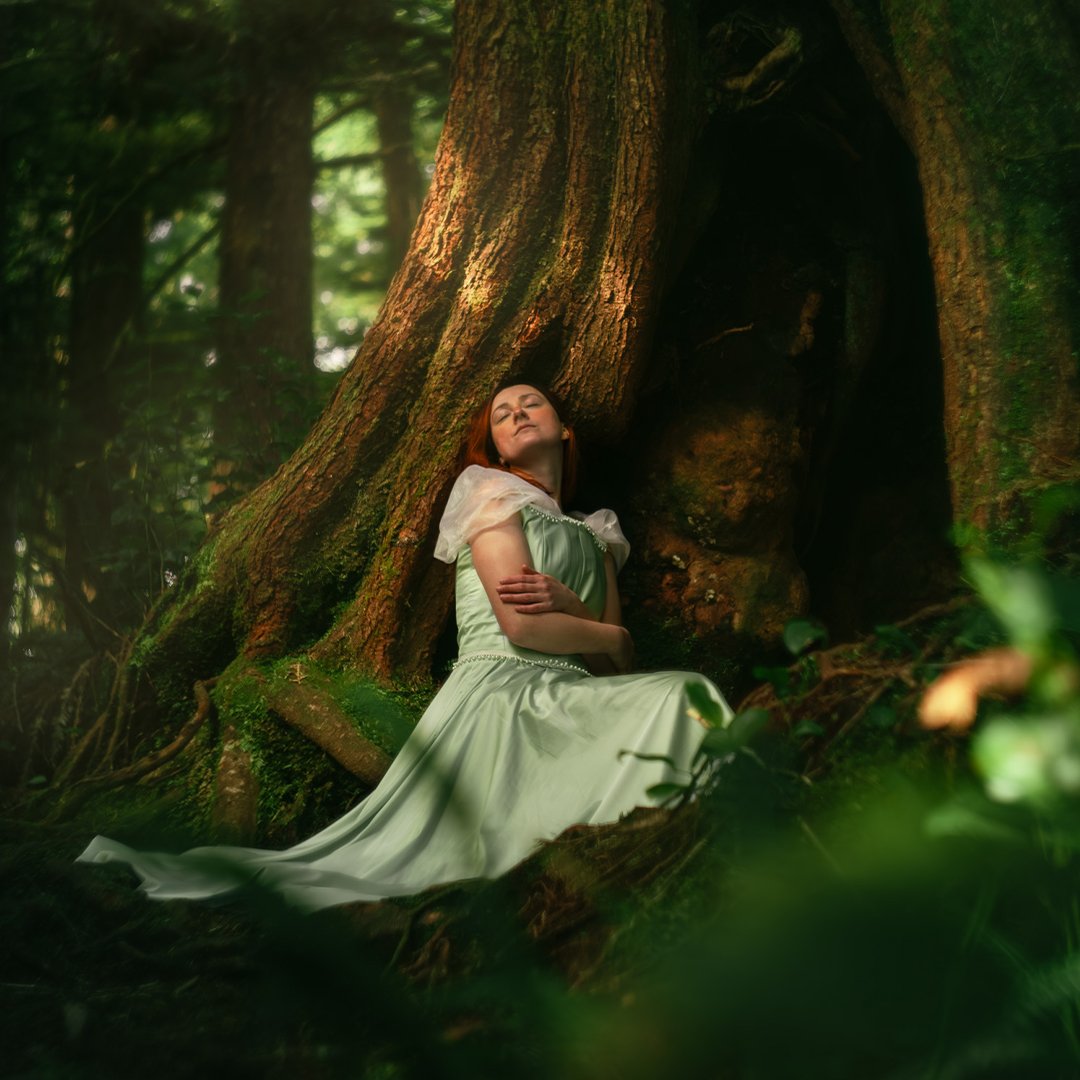 portrait in nature taken with Helios 44-2 58mm f2 Russian vintage lens