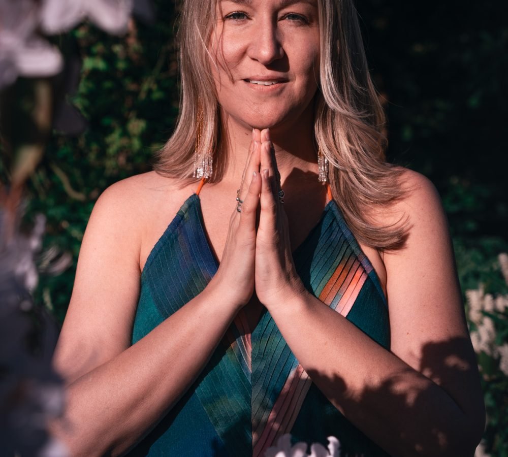 solo branding photography session in nature portrait session for social media profile